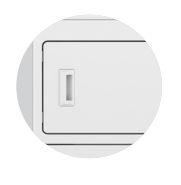 180° WIDE-OPENING SIDE-SWING DOOR