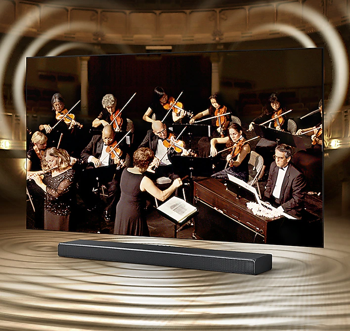 TV and soundbar in perfect harmony - Q-Symphony