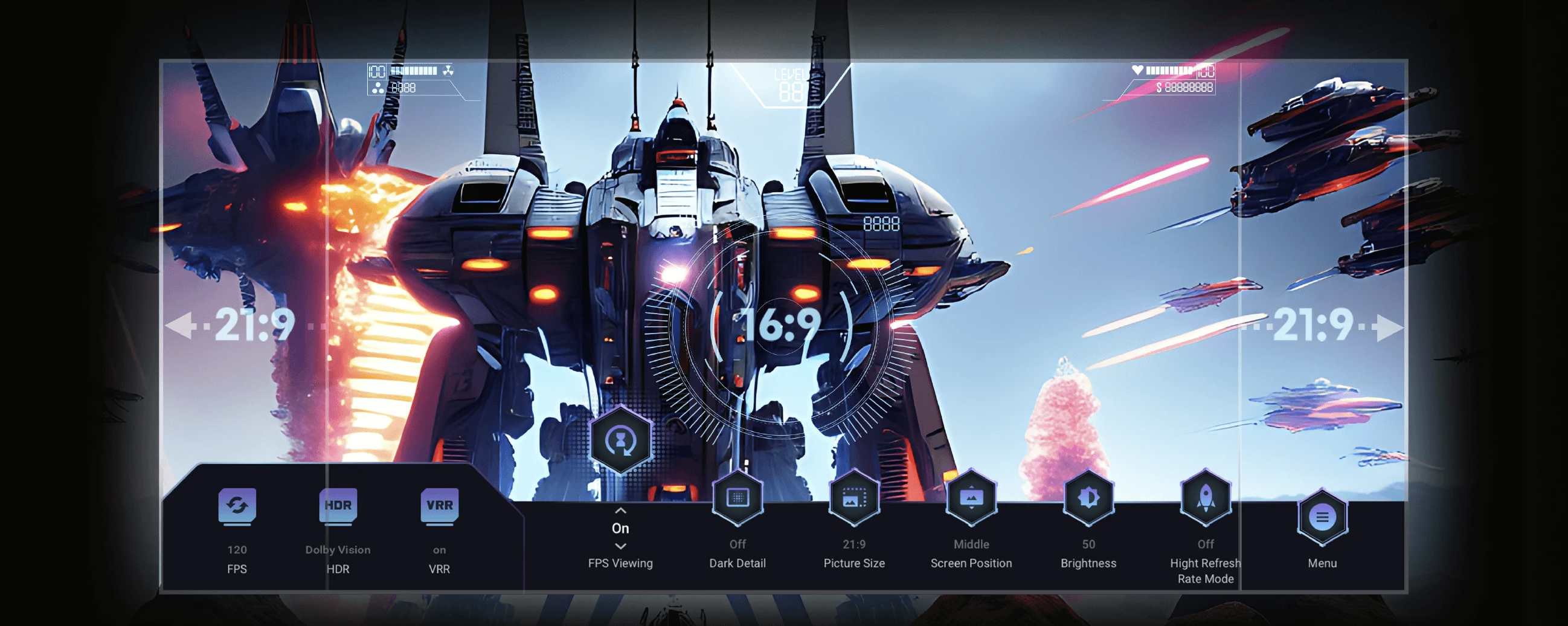 Play like a Pro, Win like a Master - 144Hz Game Mode Pro