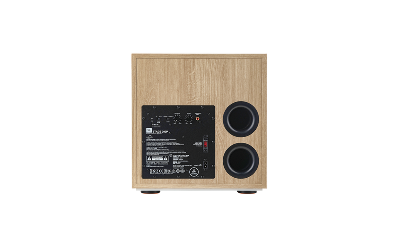 200P - Bass-Reflex Design with Dual Rear-Firing Flared Ports