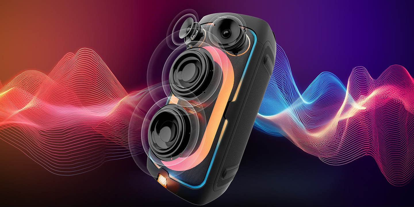 Son de fête puissant – un son exceptionnel pour tous vos rassemblements (5.25-inch Woofers)