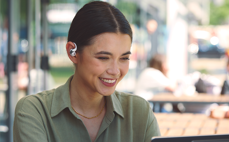 Sense Pro - 4-mic crisp, clear calls 2.0 with AI-trained Algorithm