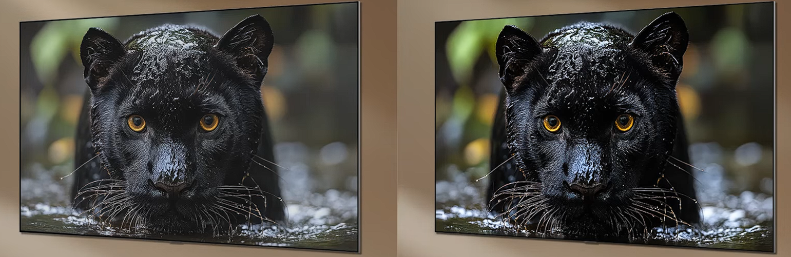 Écran Reflection Free Premium certifié pour un Perfect Black dépassant l’anti-reflet mat
