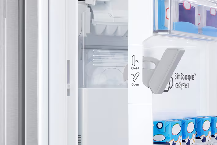 TALL ICE AND WATER DISPENSER AND SLIM SPACEPLUS®