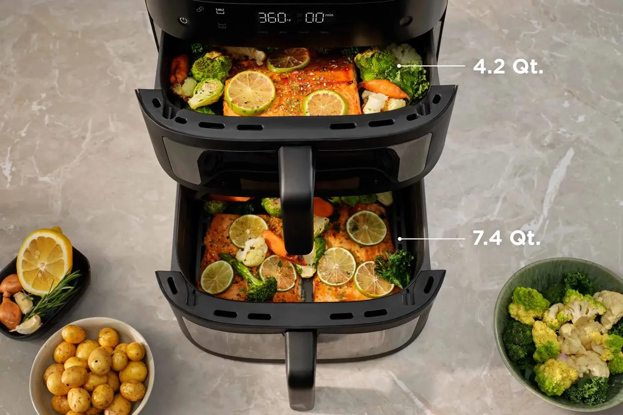 LARGE 11.6-QUART CAPACITY