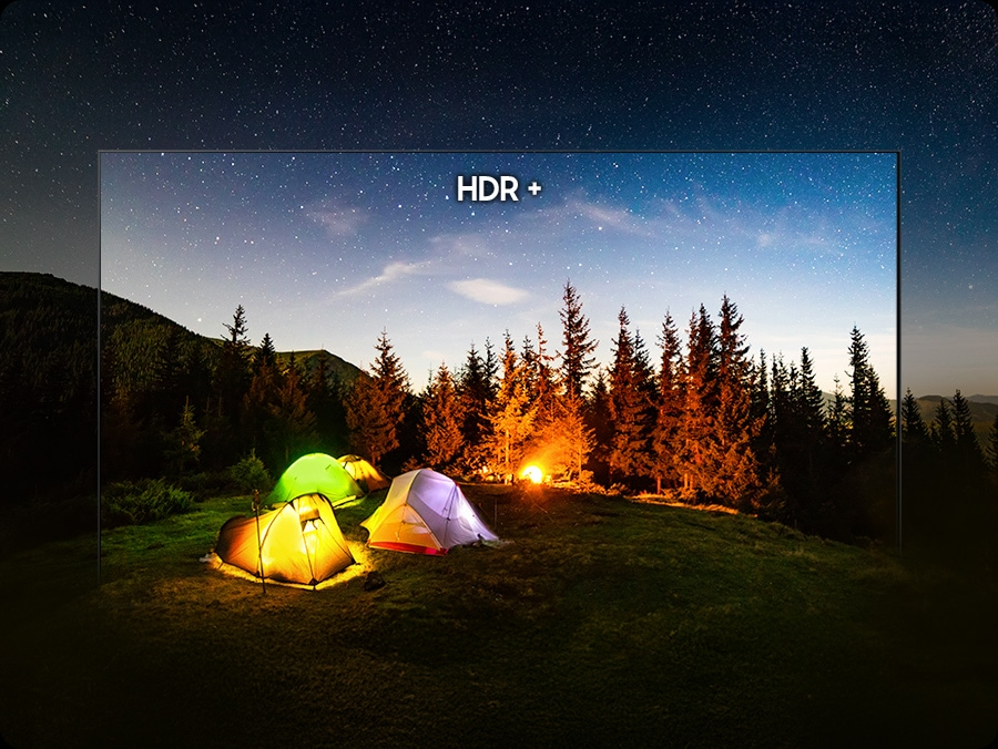 Enjoy better contrast with rich darks and bright lights - HDR+