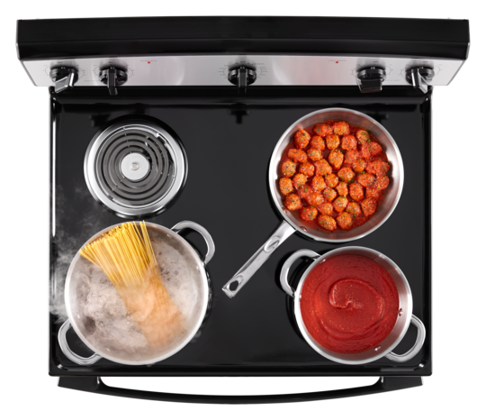 VERSATILE COOKTOP.