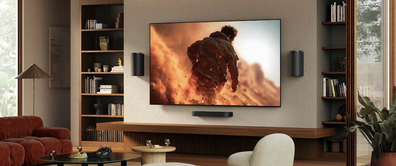 With Home Theatre - With BRAVIA Theatre, home becomes cinema