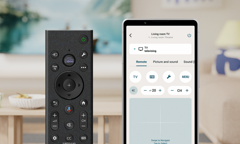 Smooth control, via new remote or app