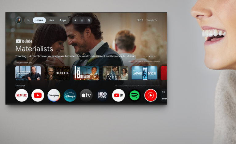 Chat naturally with Gemini hands-free to find the perfect movie or show.